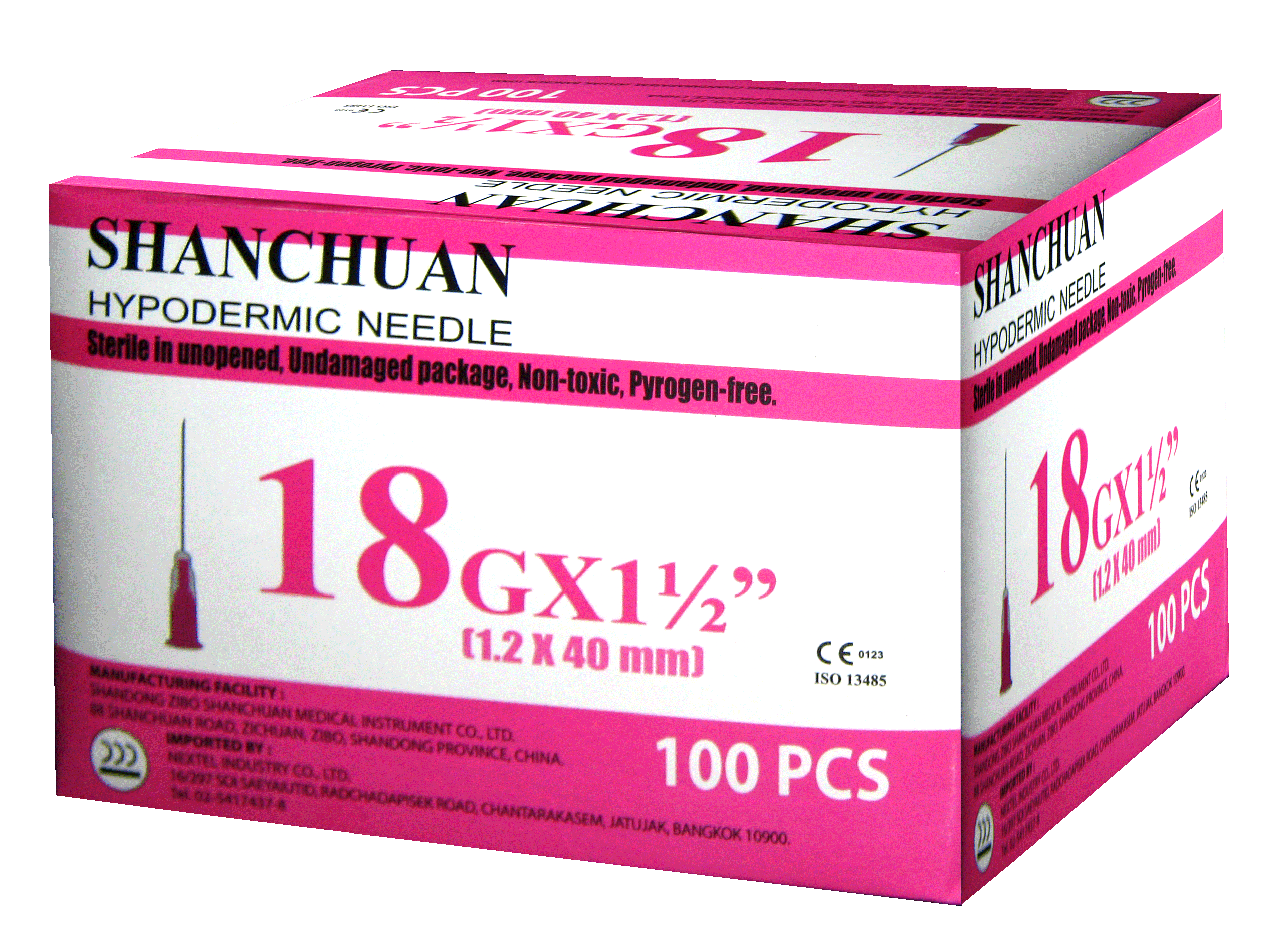 SHANCHUAN (�ҹ�ǹ) ����մ�Ҿ��ʵԡ ���� 18Gx1 1/2"